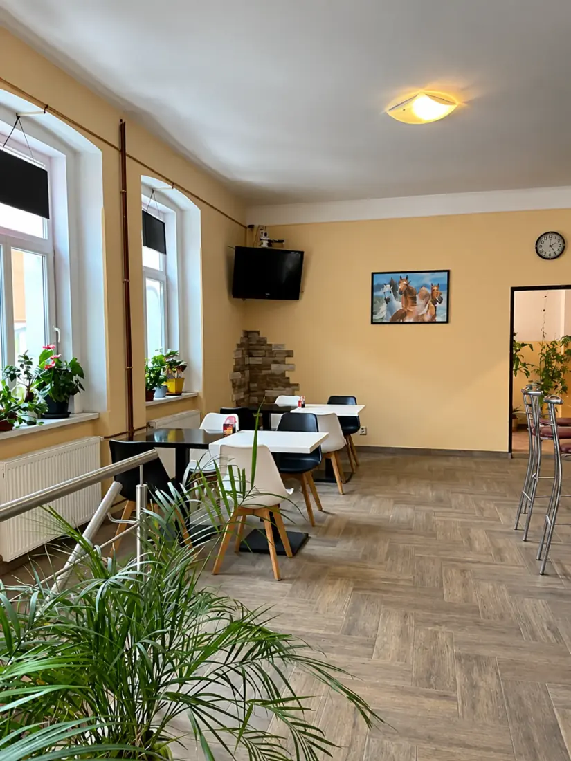 Shared lounge and TV area